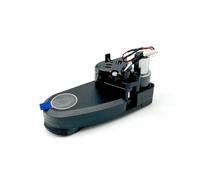 Conjunto de Motor de Cepillo Lateral Original, Compatible con Dreame X40 Ultra / X40 Pro Ultra / X40 Master, Accesorios de aspiradora Robot. Pieza(Black)