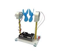Conjunto de motor de tecnología DIY, modelo de turbina eólica, motor de material experimental DIY