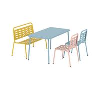 Conjunto de muebles infantiles etroubles 4 piezas - multicolor [casa.pro] 90 cm