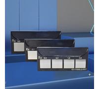 Conjunto de muestras de rugosidad estándar RA0 86 3 con cuatro piezas para diferenciación de texturas de torno, fresado, rectificado y mecanizado de cepilladora (fresado vertical)