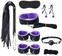 Conjunto De Ocho Piezas De Nylon Suave Cuero Yoga Ejercicio De Entrenamiento Correa De TensióN Accesorios, Longitud De Manguito Ajustable, Regalo De Pareja - H15