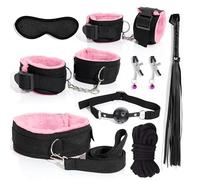 Conjunto De Ocho Piezas De Nylon Suave Cuero Yoga Ejercicio De Entrenamiento Correa De TensióN Accesorios, Longitud De Manguito Ajustable, Regalo De Pareja - H15
