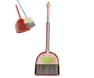 Conjunto de pala de polvo genérico, conjunto de limpieza para, escoba para, cepillo de mano y pala de polvo, juguetes de juego de rol ideales para ellas, actividades de juego y aprendiz