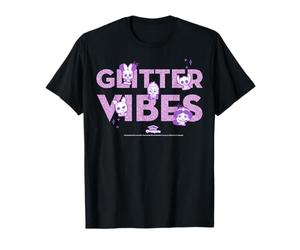 Conjunto de palabras con purpurina y vibraciones de Disney Doorables Camiseta