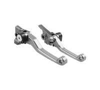 Conjunto De Palanca Embrague Y Freno Moto CNC para YZ125 para YZ250 2015 2016 2017 2018 2019 2020 2021-2023 YZ 125 250 Manija De Palanca Embrague Freno Motocicleta(Silver)