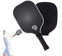 Conjunto de paleta de bola de encurtido, juego de bola de pepinillo con bolsa,Pickle Ball Paddle de fibra de carbono con bolsa Pickle Ball Racket | Conjunto de bolas de encurtidos Núcleo de panal