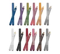 Conjunto de palo de sombra de ojos de brillante jumbo, lápices de ojos brillantes mezclables de 12 colores