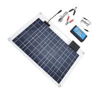 Conjunto de paneles de carga solar de eficiencia, salida de | Panel ETFE de 100W con Doble Carga Rápida USB para Dispositivo Móvil, Voltajes 12V24V, Protecciones de Seguridad