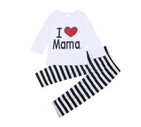 Conjunto de Pantalone Infantil 2 Piezas Estampado Divertido Manga Larga Superior y Pantalones Confortable Ropa Dormir Niña Moda Noche (Black, 4-5 Years)
