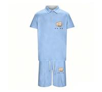 Conjunto de pantalones para hombre, parte superior y pantalón de poliéster 2026, casual para uso diario, ocasiones especiales, con práctico estilo diario, un aspecto de temporada coordinado, estilo de