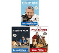 Conjunto de paquete de colección de 3 libros de César Millán: Cómo criar al perro perfecto, a la manera de César y ser el líder de la manada