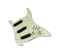 Conjunto De Pastilla Golpeador Precableado Perla Amarilla Clara Adecuada Para Guitarra Pastillas Del Golpeador De Guitarra Eléctrica
