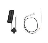 Conjunto de pedal de gas del acelerador de aluminio con superficie antideslizante para Chevy para Ford para buick para cadillac para esquivar para Chrysler para escarabajo Street Rods negro plateado