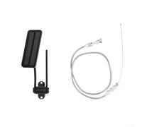 Conjunto de pedal de gas del acelerador de aluminio, para antideslizante para superficie, para Chevy, para Ford, para Buick para Cadillac para Beetle Street Rods negro plateado (plata)
