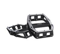 Conjunto De Pedales Bici MTB Negros Flat Trek Linea Pro