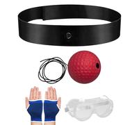 Conjunto De Pelotas De Reacción De Boxeo - Bola De Reflejo De Boxeo | Bola De Boxeo Portátil Con Diadema | Bola Reflejo De Golpe | Bola De Reacción De Entrenamiento De Boxeo Para La Capacidad De