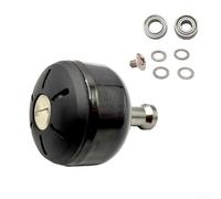 Conjunto de perilla de repuesto compatible con carretes BULL's Eye 5080 9100 9120 5050 con juego de componentes completo (fibra de carbono gris)