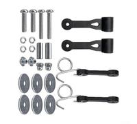 Conjunto de pestillo con gancho para pestillo de canal 109808X, compatible con modelos Craftsman, construcción de metal, se adapta a cubiertas de 42 y 46 pulgadas