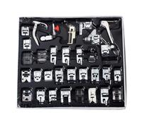 Conjunto de pies de prensa, prensa para máquina de coser, 32x prensa de prensa | Accesorio de precisión profesional multifuncional para máquinas de varilla baja