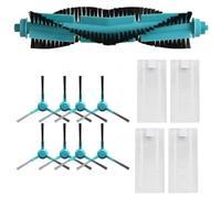 Conjunto de piezas de repuesto para aspiradoras robot Cecotec Conga 1690 1890 2090 2290 y 2690, incluyendo filtros y cepillos para limpieza profunda de alfombras