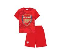 Conjunto de pijama corto de camuflaje del Arsenal Football Club para niños, rosso, 12-13 años
