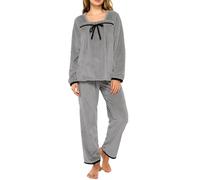Conjunto de pijama de franela de invierno para mujer, tela de forro polar coral gruesa para mayor calidez 2024, con ropa de descanso y estética popular, ropa de descanso y hogar, dormitorio, spa y
