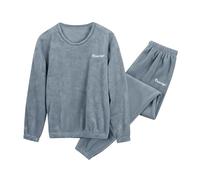Conjunto de pijama de manga larga de forro polar para mujer, conjunto de pijama de manga larga para invierno, ropa de dormir de 2 piezas, ropa de dormir de talla grande, conjuntos de ropa de descanso