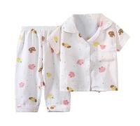 Conjunto de Pijama Ligero para niña con Estampado Completo de Animados para el con Estampados de Animados por Todas Partes Hombre Toalla Mujer Invierno Entero