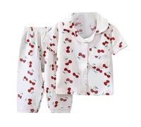Conjunto de Pijama Ligero para niña con Estampado Completo de Animados para el con Estampados de Animados por Todas Partes Hombre Toalla Albornoz Juvenil