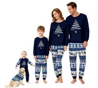 Conjunto de pijamas navideños a juego para la familia, pijamas de Navidad, conjuntos de ropa de dormir, ropa de estar por casa, pijamas de Navidad para parejas, ropa de dormir y de noche para las