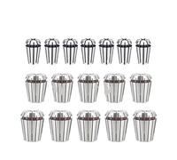 conjunto de pinzas de resorte de precisión, Mandril de pinza de resorte ER8-32 plateado de varios tamaños for fresadora y grabado CNC(Silver 0.015mm,ER20-13.0mm)