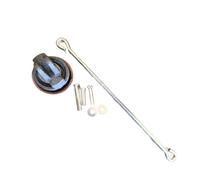 Conjunto de pistón de repuesto para bombas de mano modelo 75 - Émbolo de hierro fundido con sello de piel sintética, 8 cm de diámetro, 9,3 cm de altura, compatible con bombas de agua tipo 75