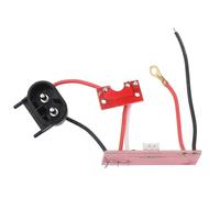 Conjunto de placa base de accesorios para el pelo eléctrico para cortadoras WAHL 8591, 8504 y 8148 - Placa PCB con enchufe de carga, rojo