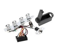 Conjunto de placa de control de guitarra, interruptor de guitarra precableado, placa de control, accesorios de instrumentos musicales