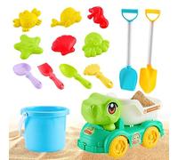 Conjunto de playa genérico | Kit construcción de portátil de 14 piezas - Conjunto de playa para niños pequeños, para casa, año nuevo, escuela, guardería, patio, niñas, adolescentes, adultos
