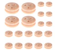 Conjunto de polea náutica de madera - 20 kit de bloques reutilizables, suministros de construcción de modelos de barcos portátiles | Componentes detallados del recipiente de navegación para marítimo