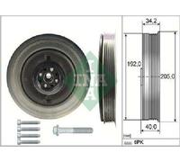 Conjunto De Poleas Original INA Para Eje De Cigüeñal 544 0504 20 Para Volvo