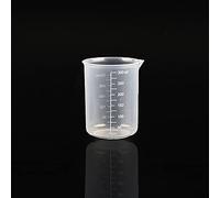 Conjunto de precipitados de 2pcs Labasics, barosilicato de plástico graduado de vasos de grifos de forma baja que mide cilindro de botellas de jarra de laboratorio para laboratorio 250 ml