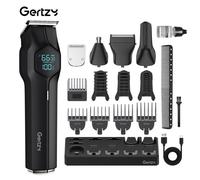 Conjunto de profesional 5 en 1 para hombres - Afeitadora eléctrica recargable por USB, recorte de facial, recorte de corporal, hoja de reemplazo magnética, uso para y húmedo, ideal para regalos