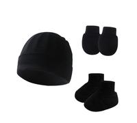 Conjunto de protección para bebés, gorro suave y ajustable con guantes y calcetines, accesorios para recién nacidos, gorro para recién nacidos, gorras, guantes y botines