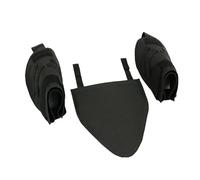 Conjunto de protectores tácticos Paintball, 2 hombreras Triángulo Molle + 1 cojín de entrepierna, equipo para competición de entrenamiento al aire libre