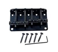 Conjunto de puente de bajo de 4 cuerdas, puente de bajo vintage de 4 cuerdas para bajo eléctrico de 4 cuerdas, 2 colores a elegir