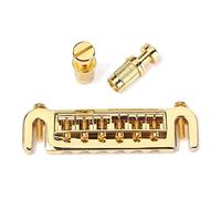 Conjunto de puente envolvente cromado con rodillos para guitarra eléctrica LP, piezas de repuesto para puente envolvente, rodillo, puente envolvente, puente envolvente, puente, sillín, cordal, combo