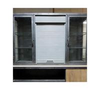 Conjunto de puerta plegable de acordeón, Kit de tambor con asa, varios tamaños, gabinete enrollado personalizado, gabinete de cocina RV, puerta plegable de montaje usted mismo(32x30in/81x76cm)