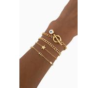 Conjunto de pulsera Starlife de cuatro piezas en capas ajustable elegante joyería de moda regalo para ella