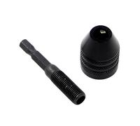 Conjunto de punzón de chuck de taladro, 1 mini portabrocas sin llave, autoajustable, convertidor de vástago de pinza for brocas eléctricas