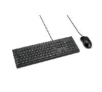 CONJUNTO DE RATON Y TECLADO MODELO KM100 EQ CON CABLE COLOR NEGRO KENSINGTON K75452ES