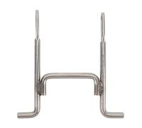 Conjunto de receptor de botes Soporte de ángulo de motor de metal resistente para motores de 9.9 a 15 Construcción de hierro duradera Instalación fácil para uso marino
