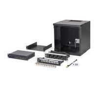 Conjunto de red Digitus SOHO Pro 6U 254 mm (10") con accesorios