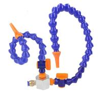 Conjunto de refrigerante de doble manguera sobre base magnética | Boquilla del sistema(Magnetic plinth + 2* bamboo tubes+Plastic switch,Pipe length 300mm +10mm connector)